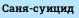 Саня-суицид
